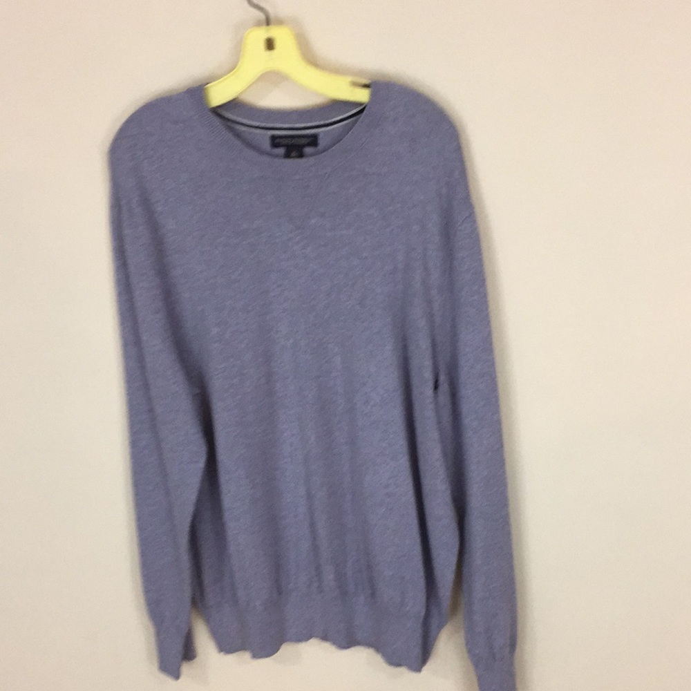 Banana Republic Gray Cotton Cashmere Sweater Size XL